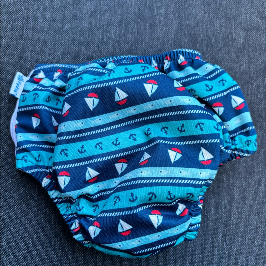 Nautical Blue Kids Reusable Swim Diaper
